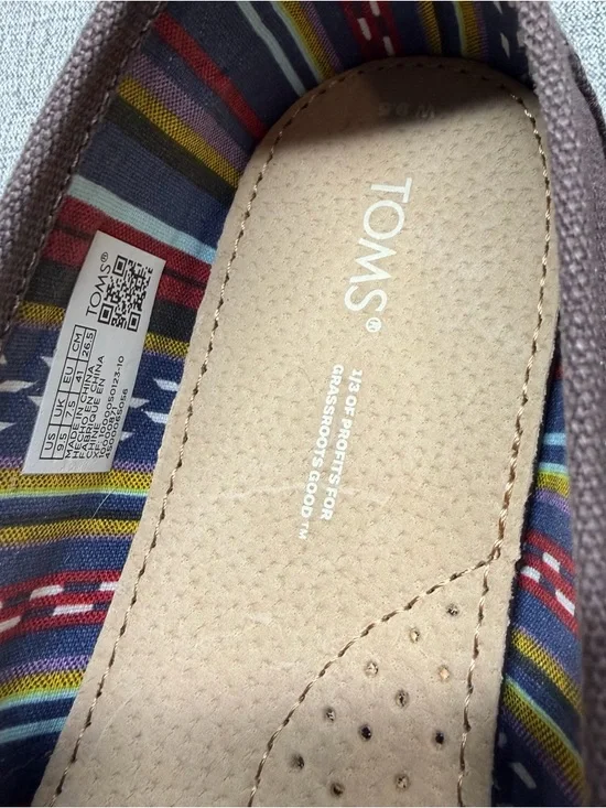 NWT TOMS Women’s Alpargata Classic Canvas Slip-On Shoes - Ash - Picture 7 of 9